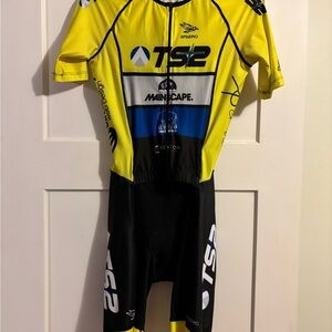 Spaero Yellow and Black Cycling Suit
